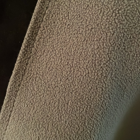 Reversible Fringed Open-Front Poncho. - Picture 3 of 5